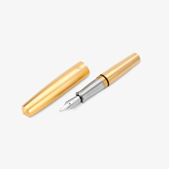 Gravitas Pocket Fountain Pen Raw Brass