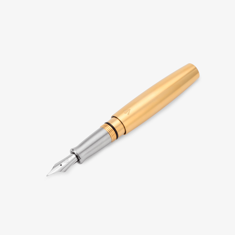 Gravitas Gravitas Pocket Fountain Pen Raw Brass