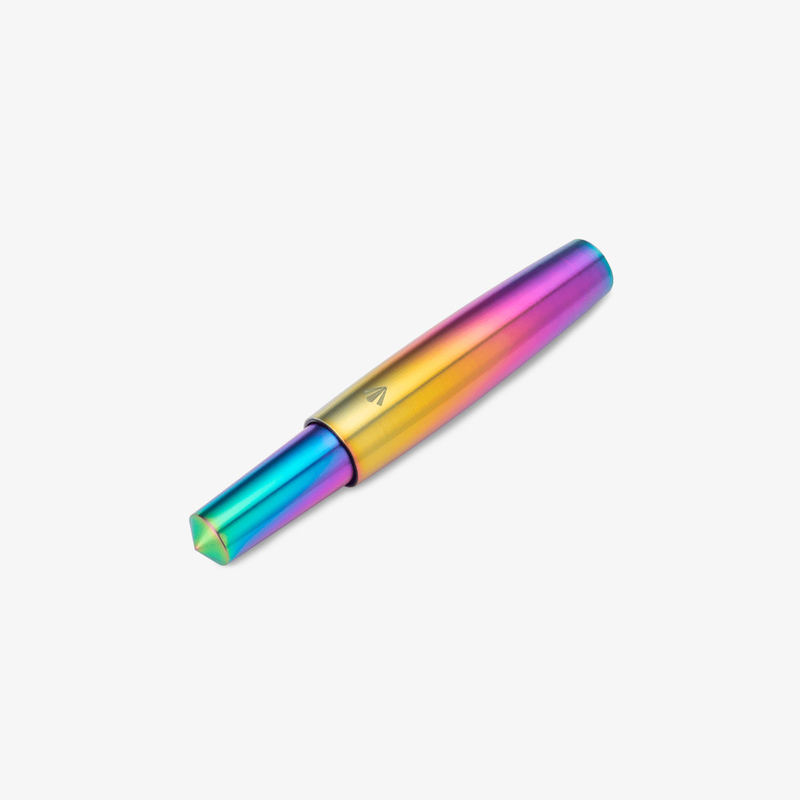 Gravitas Gravitas Pocket Fountain Pen Grade 5 Titanium Rainbow Skittle PVD