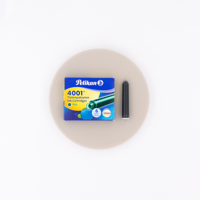 Pelikan 4001 Dark Green 6 Ink Cartridges