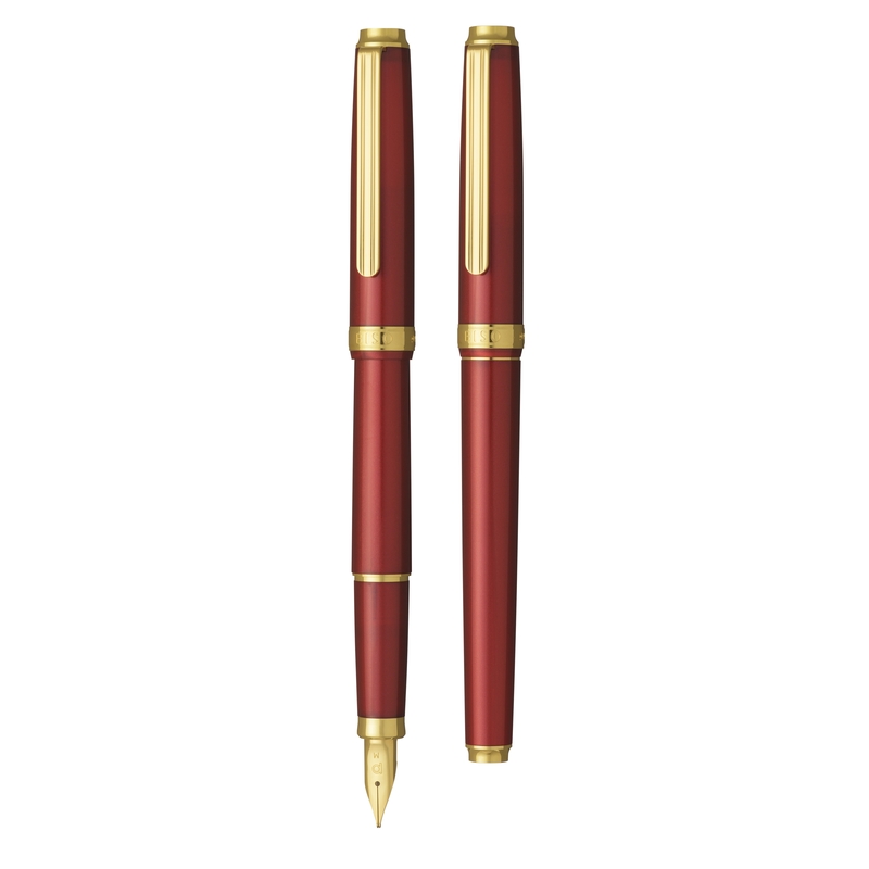 Platinum Platinum Biso Fountain Pen Flame Red Platinum Platinum Biso Fountain Pen Flame Red