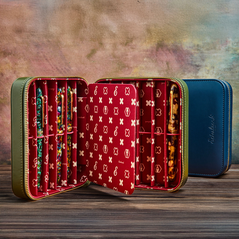 Esterbrook Esterbrook Twelve Pen Nook Portapenne 12 Posti Moss Green