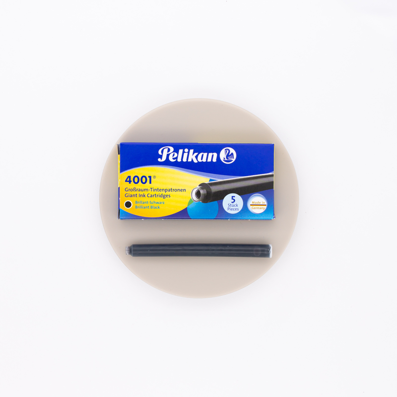 Pelikan 4001 Nero Brillante 5 Cartucce Lunghe