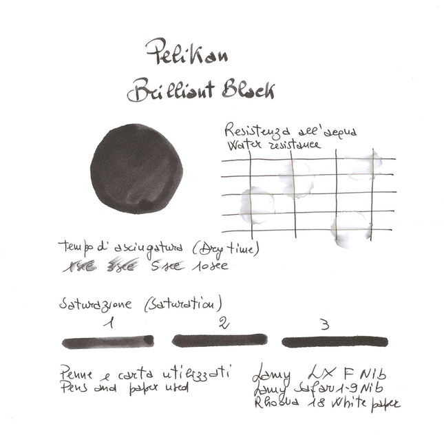 Pelikan 4001 Nero Brillante 5 Cartucce Lunghe
