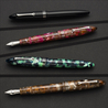 Leonardo Officina Italiana Leonardo Furore Fountain Pen Acque Ambrate & Gold