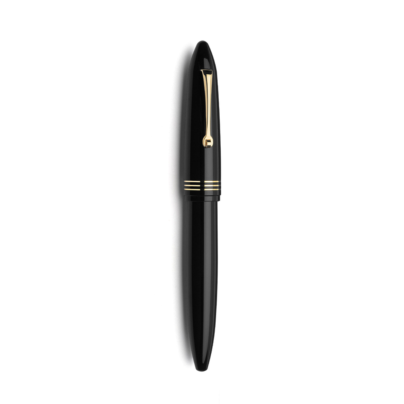Leonardo Officina Italiana Leonardo Furore Fountain Pen Notte di Furore & Gold 14k