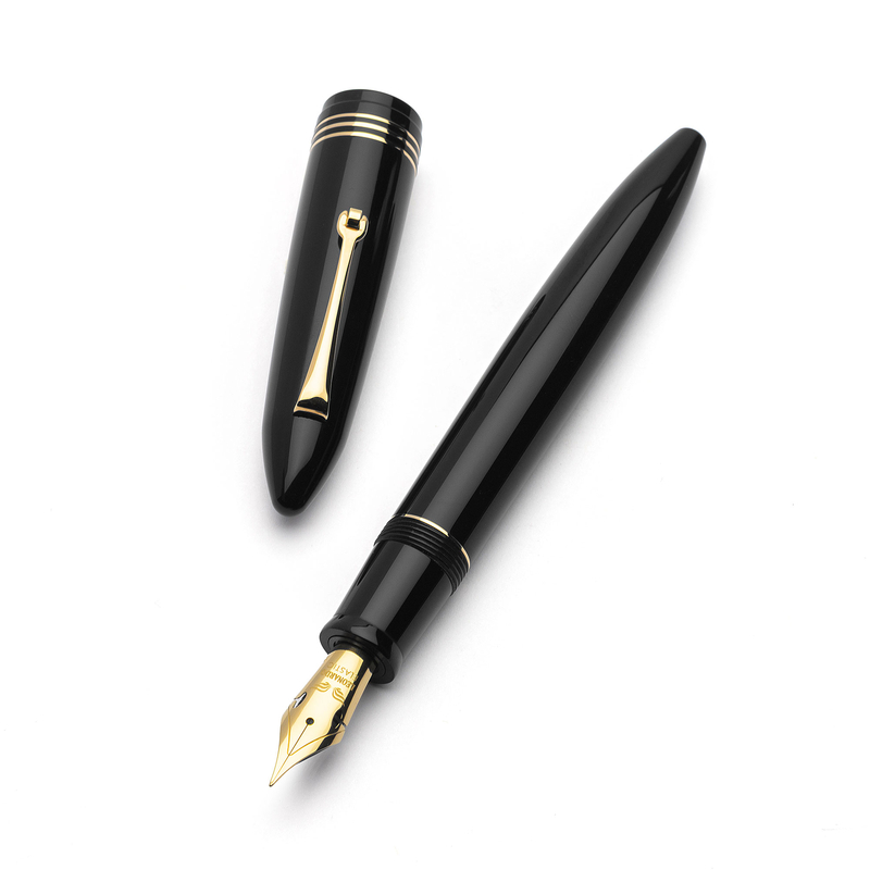 Leonardo Officina Italiana Leonardo Furore Fountain Pen Notte di Furore & Gold 14k Leonardo Officina Italiana Leonardo Furore Fountain Pen Notte di Furore & Gold 14k