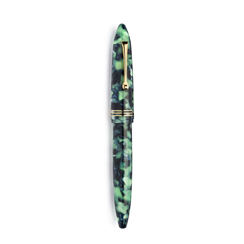 Leonardo Officina Italiana Leonardo Furore Fountain Pen Fiordo di Furore & Gold 14k