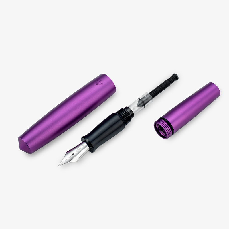 Gravitas Gravitas Pocket Aluminium Penna Stilografica Viola