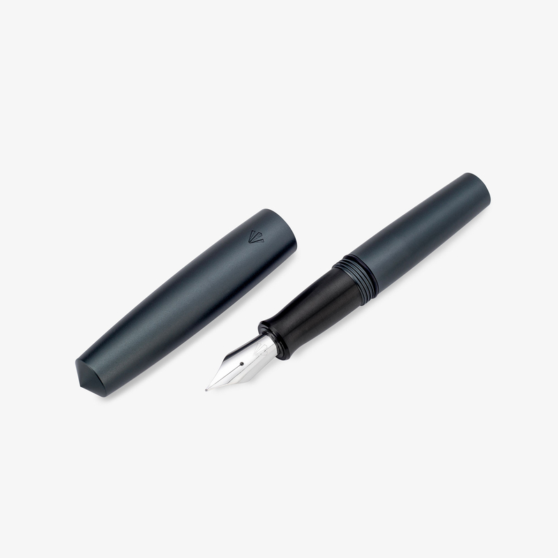 Gravitas Gravitas Pocket Aluminium Fountain Pen Olive Grey Gravitas Gravitas Pocket Aluminium Fountain Pen Olive Grey