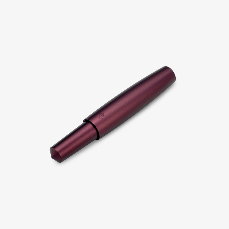 Gravitas Gravitas Pocket Aluminium Fountain Pen Cherry Velvet