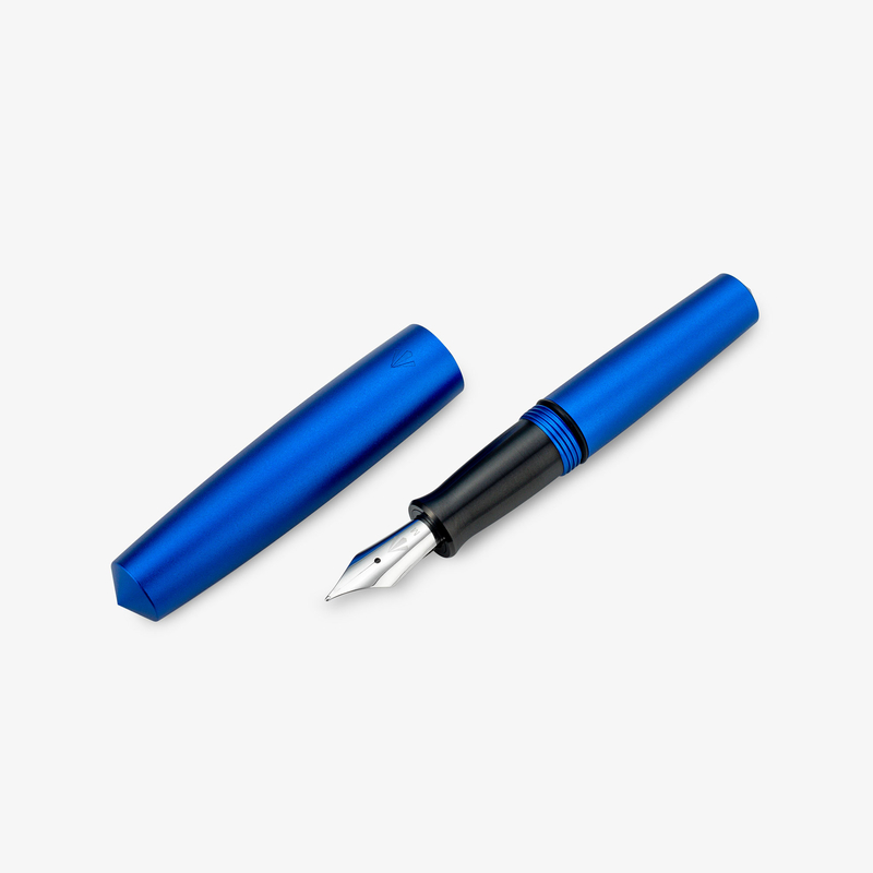 Gravitas Gravitas Pocket Aluminium Fountain Pen Blue Gravitas Gravitas Pocket Aluminium Fountain Pen Blue