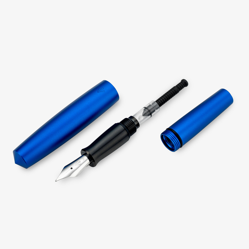 Gravitas Gravitas Pocket Aluminium Fountain Pen Blue