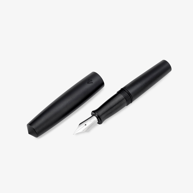 Gravitas Gravitas Pocket Aluminium Fountain Pen Black Gravitas Gravitas Pocket Aluminium Fountain Pen Black