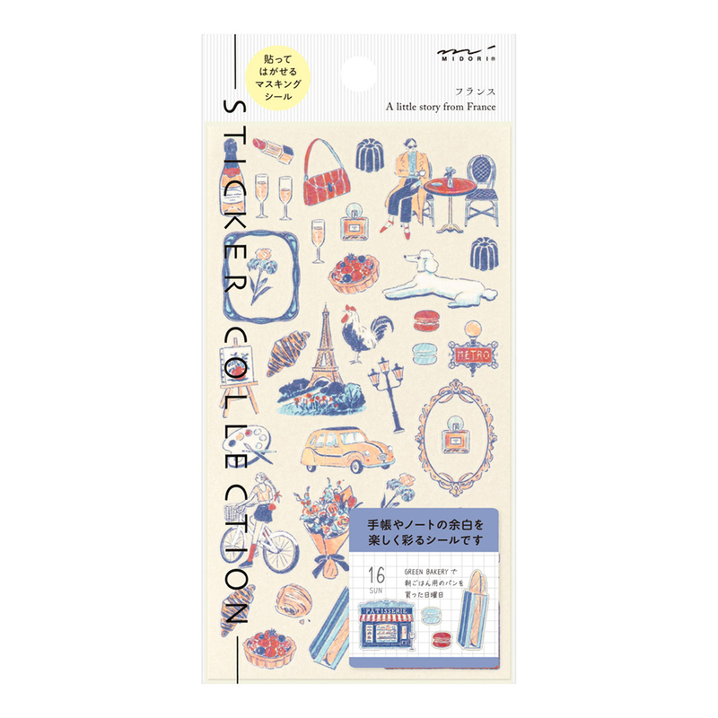 Midori Midori Stickers French Motifs