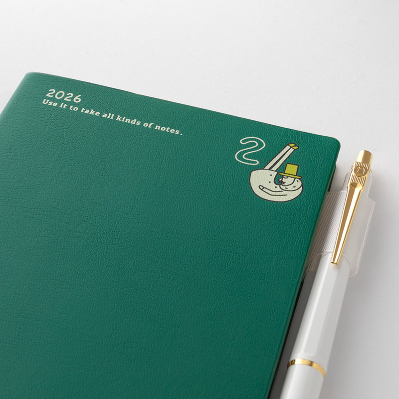 Midori Midori Pocket Diary 2026 A6 Ojisan