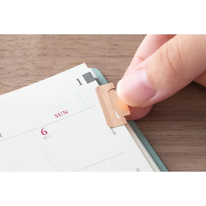 Midori Midori Chiratto Index Clip Orange