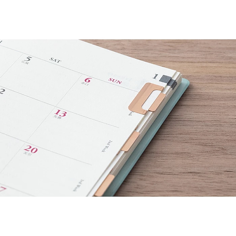 Midori Midori Chiratto Index Clip Arancione