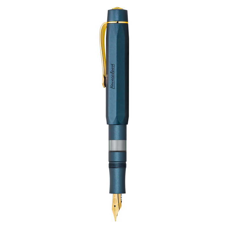 Kaweco Kaweco Sport Piston Filler Solo Fountain Pen Navy & Gold