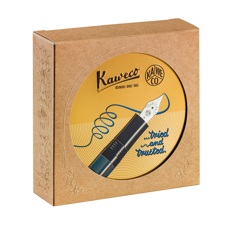 Kaweco Kaweco Sport Piston Filler Solo Fountain Pen Navy & Gold