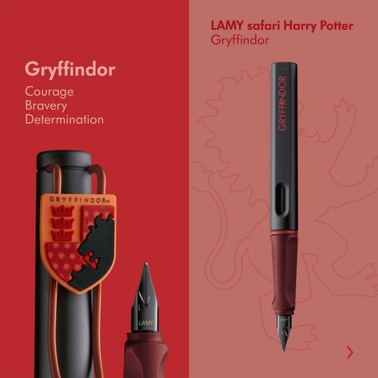 Lamy x Harry Potter Safari Penna Stilografica Gryffindor Edizione Speciale