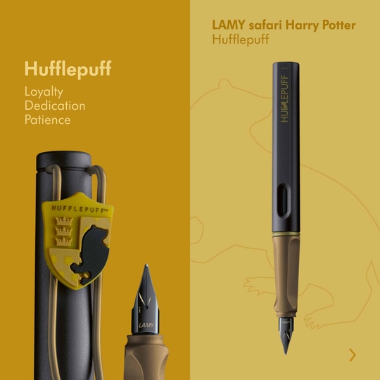 Lamy x Harry Potter Safari Penna Stilografica Hufflepuff Edizione Speciale
