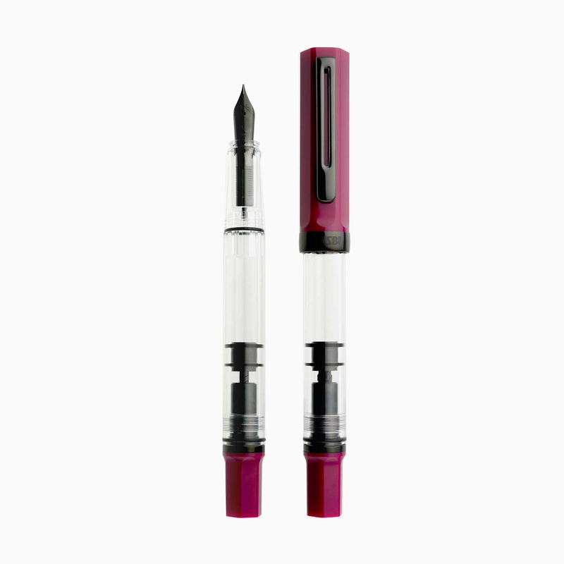 TWSBI Twsbi Eco Penna Stilografica Plum & Onyx TWSBI Twsbi Eco Penna Stilografica Plum & Onyx