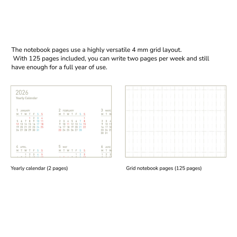 Kokuyo Kokuyo Sooofa Soft Ring 2026 Diary Light Pink