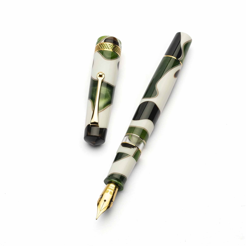 Leonardo Officina Italiana Leonardo Momento Magico Fountain Pen Leaf & Gold