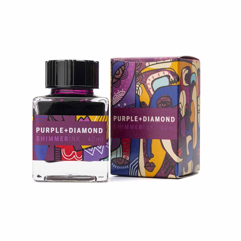 Leonardo Officina Italiana Leonardo Purple Diamond Ink Bottle 40 ml
