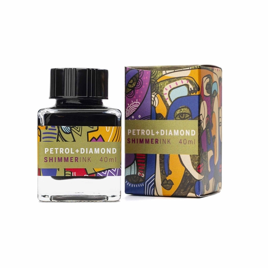 Leonardo Petrol Diamond Ink Bottle 40 ml