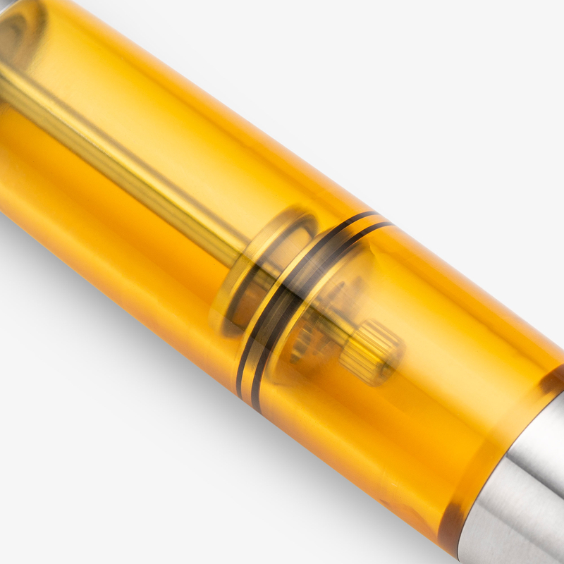 Gravitas Gravitas Monster Fountain Pen Grade 5 Titanium Machine Finish