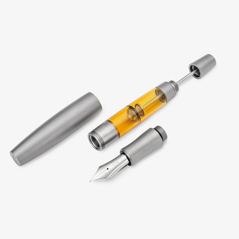 Gravitas Gravitas Monster Fountain Pen Grade 5 Titanium Matte