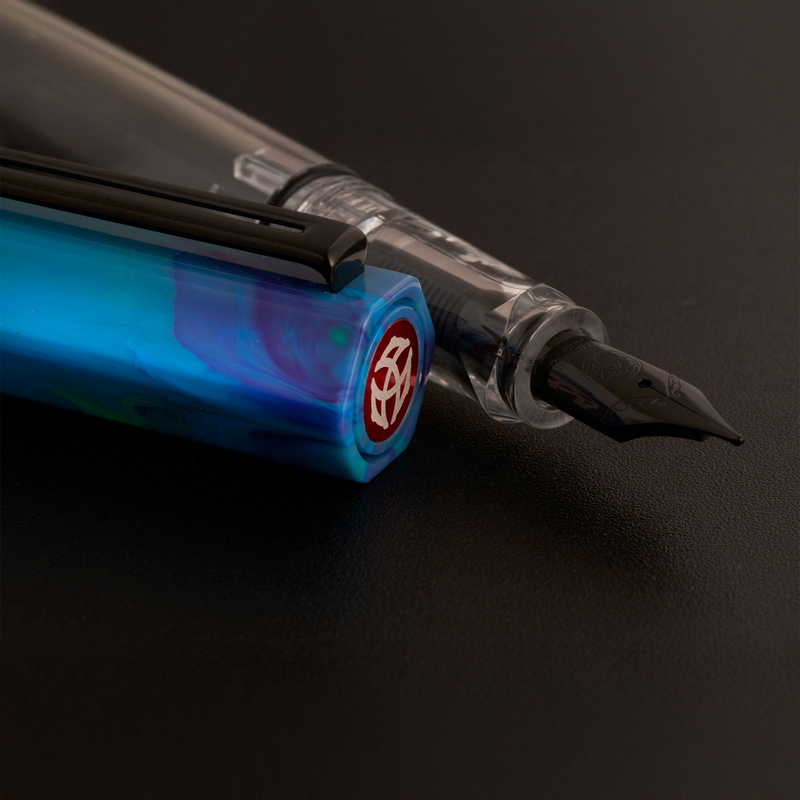 TWSBI Twsbi Eco Penna Stilografica Cosmo Blue & Onyx