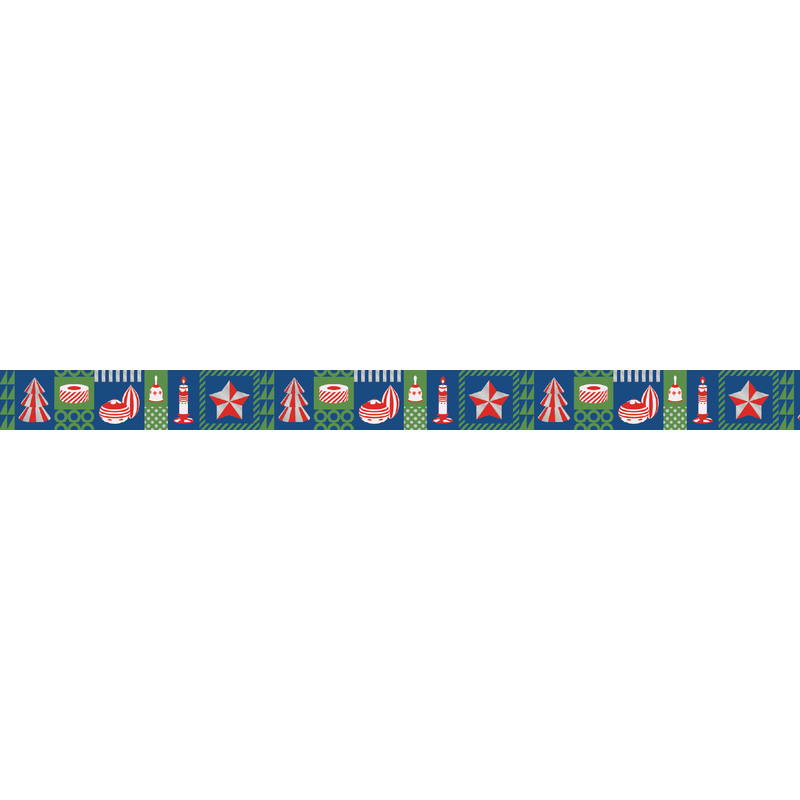 MT Masking Tape MT Natale 2025 Washi Tape Geometrie di Natale