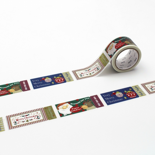 MT Natale 2025 Washi Tape Biglietti di Natale