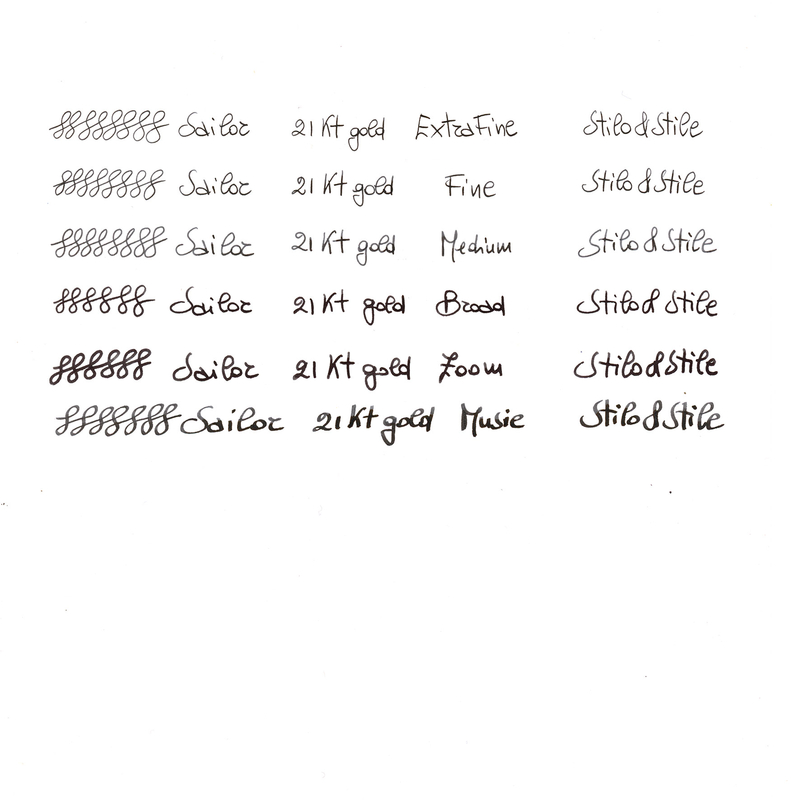 Sailor Sailor Nawate Kuroginhaku Fountain Pen Sei