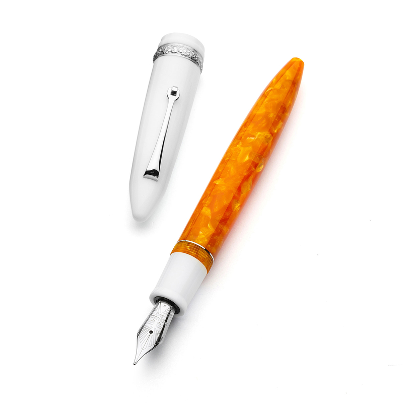 Dolcevita Leonardo x Dolcevita Furore Penna Stilografica Terra degli Aranci & Rodio