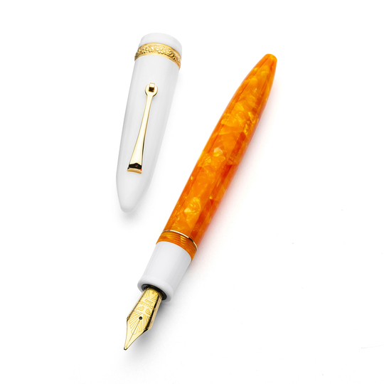 Leonardo x Dolcevita Furore Fountain Pen Terra degli Aranci & Gold