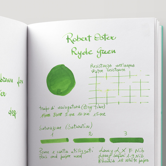 Robert Oster Ryde Green Ink Bottle 50 ml