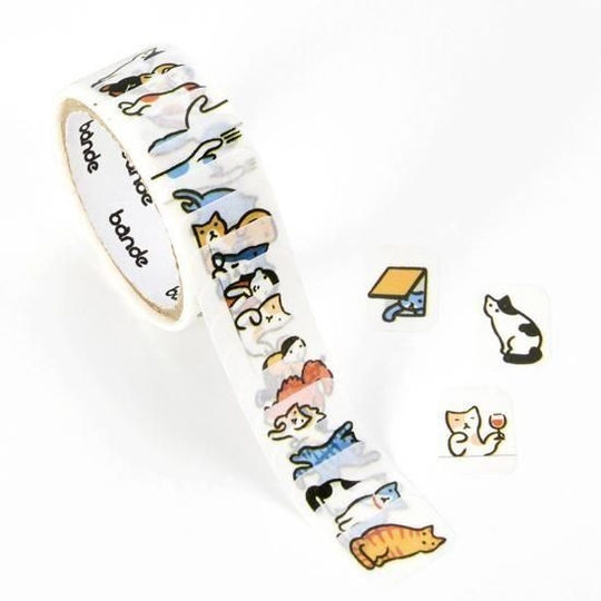 Bande Washi Tape People Who Live in the Notebook Cats