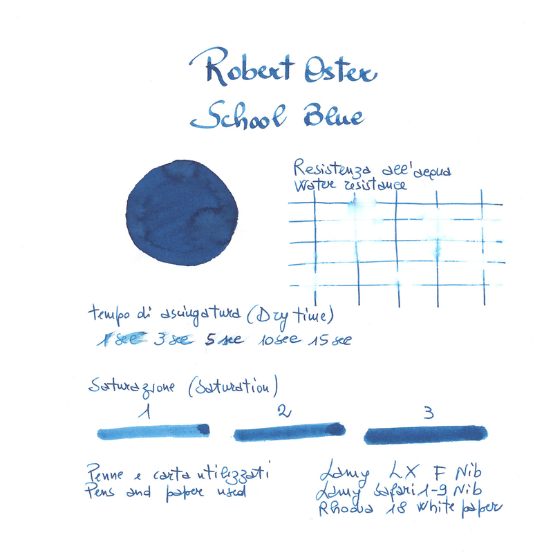 Robert Oster School Blue Inchiostro 50 ml