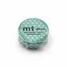 MT Masking Tape MT 1P Dot Washi Tape Emerald Green