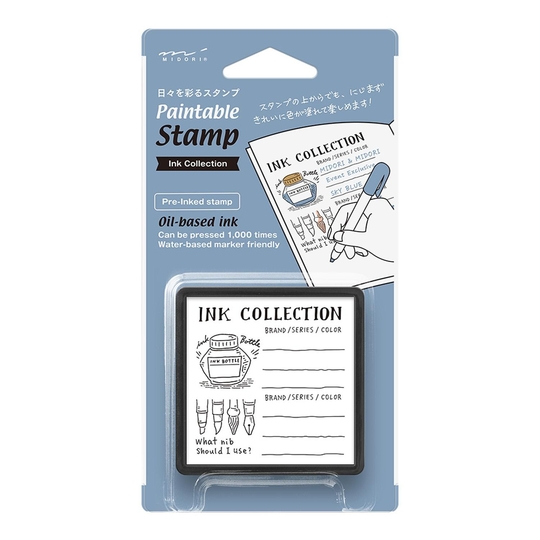 Midori Paintable Stamp Pre-Inked Ink Collection