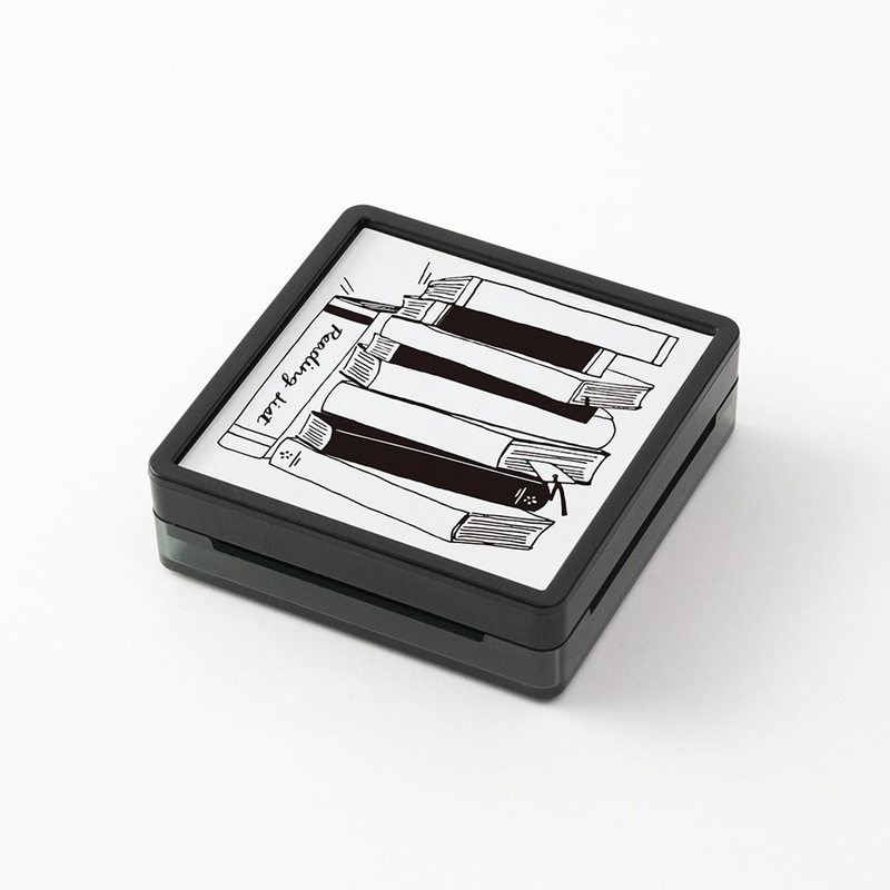 Midori Midori Paintable Stamp Pre-Inked Reading List