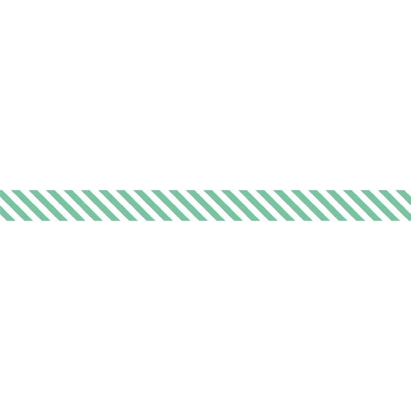 MT Masking Tape MT 1P Stripe Washi Tape Emerald Green