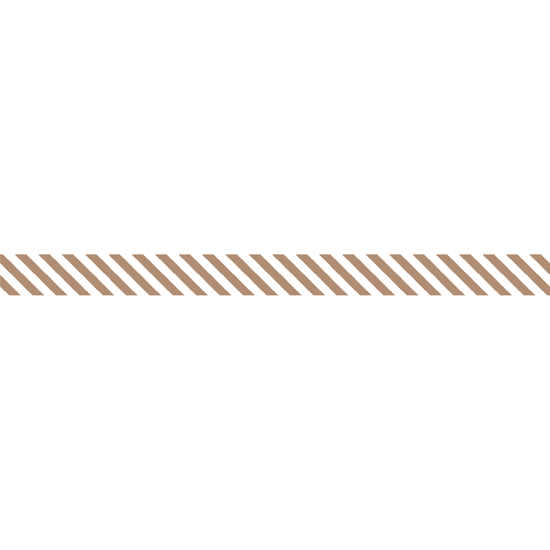 MT Masking Tape MT 1P Stripe Washi Tape Brown