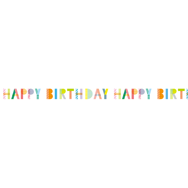 MT Masking Tape MT Ex Washi Tape Happy Birthday