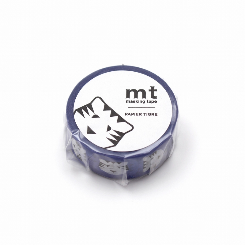 MT Masking Tape MT x Papier Tigre Washi Tape Tigre Blue