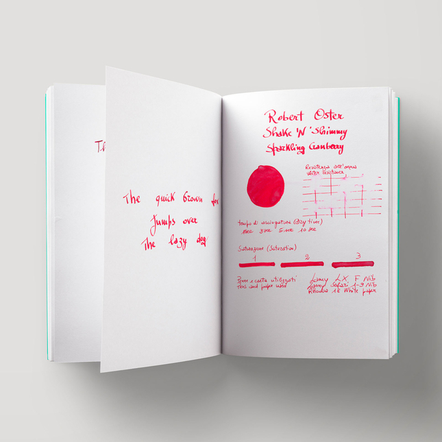 Robert Oster Shake 'N' Shimmy Sparkling Cranberry Ink Bottle 50 ml